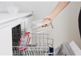 Tefal - Contenitore per alimenti 0,85 l MSEAL GLASS rosso/vetro