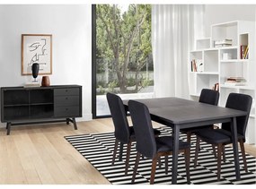 Tavolo da pranzo nero Skagen - Woodman