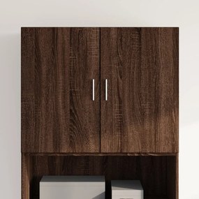 Mobile A Parete Rovere Marrone 80x42,5x64 Cm Legno Multistrato /