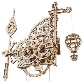Ugears - 3D puzzle meccanico in legno Orologio da parete Aero