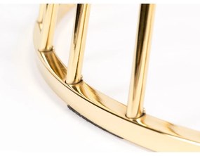 Tavolo da pranzo rotondo con piano in vetro ø 104 cm Floris - White Label