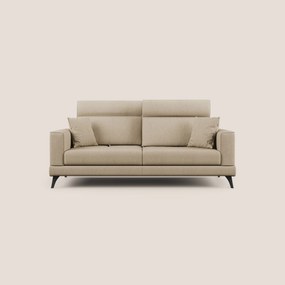 Slide Divano con schienali traslanti e poggiatesta in tessuto smacchiabile T05 beige