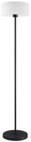 Lampada da terra LED TUNJA 1xE27/20W/230V Ø 30 cm nero/bianco
