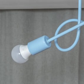 Plafoniera OXFORD 2xE27/15W/230V blu