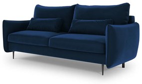 Divano letto blu scuro con contenitore Vermont - Cosmopolitan Design