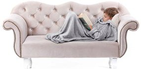 Coperta TV per bambini grigia con maniche Lazykids Lazy Kids - DecoKing