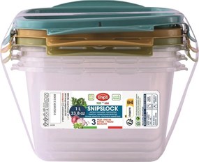 Scatole per alimenti in set 3 pz Snipslock – Snips