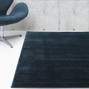 Tappeto Soave Soft plain blu, L 170 x L 120 cm