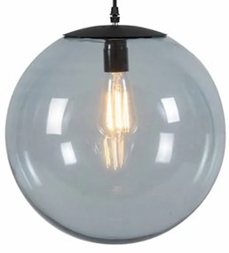 Vetro per lampada a sospensione grigio 35 cm - Pallon