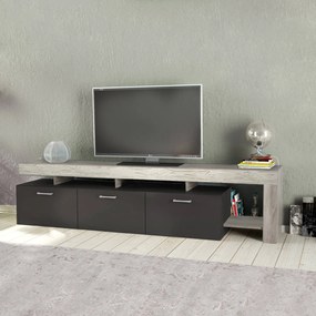 TOKE - porta tv di design con 3 cassetti