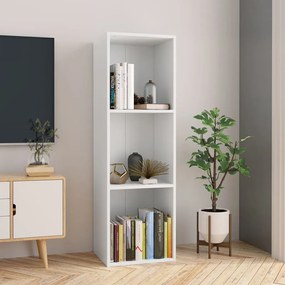 Libreria/mobile tv bianco 36x30x114 cm in legno multistrato