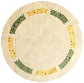 Gabbeh Tappeto 250 x 250 Beige (Indian) Annodato A Mano