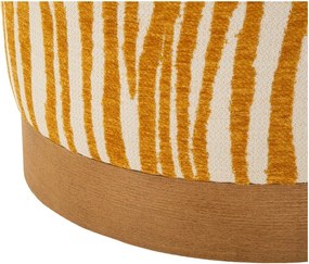 Poggiapiedi color senape Savana – Mauro Ferretti