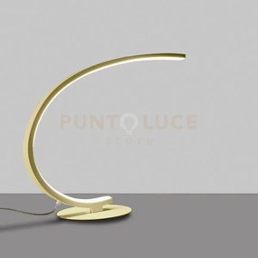 Iole l - lampada led 3000k 600lm 12w  dimmerabile oro