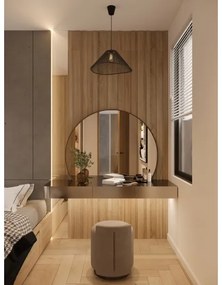 MAXLIGHT P0579 - Lampadario a sospensione con filo AMALFI 1xE27/15W/230V diametro 45 cm nero