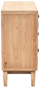 Cassettiera in legno massello di abete  80x36x75 cm