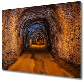 Tagliere in vetro Tunnel sotterraneo 60x52 cm