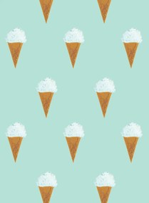 KEK Amsterdam Carta da parati Ice Cream - Mint