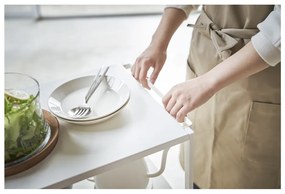 Tavolo da portata in metallo 38x49,5 cm Tower - YAMAZAKI