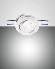 Sigma system incasso bianco tondo orientabile a led 7w 3000k 800lm ...