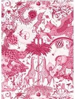 Clarke & Clarke Carta da parati Paradise Lost - Berry