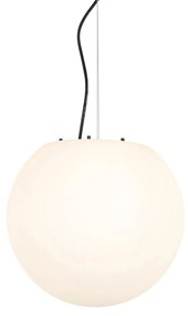 Lampada a sospensione da esterno moderna bianca 35 cm IP65 - Nura