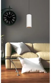Lampadario a cavo AVALO 1xE27/60W/230V bianco/rame