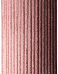 Pouf per bambini rosa con rivestimento in velluto a coste – Wigiwama