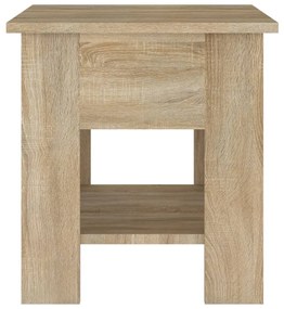 Tavolino da salotto rovere sonoma 40x40x42 cm legno multistrato