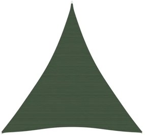 Vela Parasole 160 g/m² Verde Scuro 5x6x6 m in HDPE