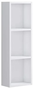 Pensile bagno Brera laccato lucido bianco P 17 x L 30 x H 90 cm