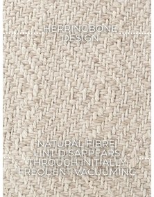 Tappeto color crema e avorio in misto lana tessuto a mano 160x230 cm Majoli – Elle Decoration