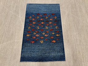 Loribaft Tappeto persiano 80x140 Blu (Iran) Annodato A Mano