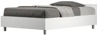 Letto 1 piazza e mezza 120x190 cm Nuamo - Con rete,Bianco Frassino