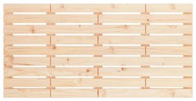 Testiera da parete 126x3x63 cm in legno massello di pino