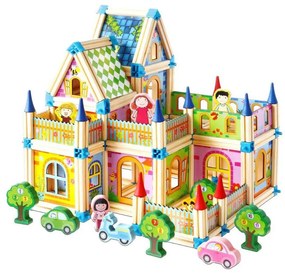 2Kids Toys - Set di costruzioni in legno: Castello