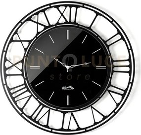 Orologio da parete axis 90 nero,crystal luxe nero