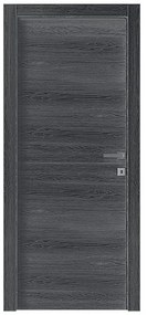 Porta battente Oxford antracite L 70 x H 210 cm reversibile