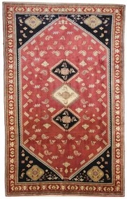 Gashghai Tappeto persiano 300 x 190 Rosso (Iran) Annodato A Mano