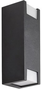 Rabalux 77055 - Applique da esterno CERNON 2xGU10/7W/230V IP44 nero