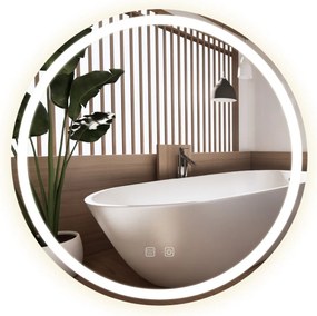 Specchio LED BAS – Ø100 cm