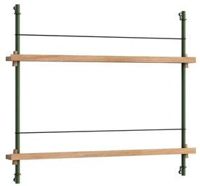 Magazine Shelving Oak/Pine Green - Moebe