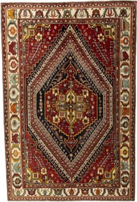 Shiraz Tappeto persiano 310 x 210 Rosso (Iran) Annodato A Mano
