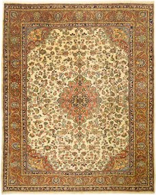 Sarouk Tappeto 300 x 380 Beige (Iran) Annodato A Mano