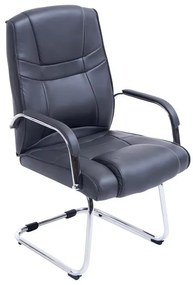 Sedia Per Ospiti Elegante E Confortevole: Besucherstuhl Attila / Grau