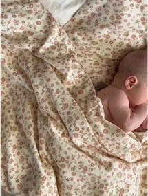 Set copripiumino e federa da bambini beige in cotone organico per culla 70x100 cm Augusta – Cam Cam Copenhagen