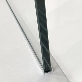 Doccia Walk-In 90 cm trasparente 8 mm profilo cromo H 200 cm Tay