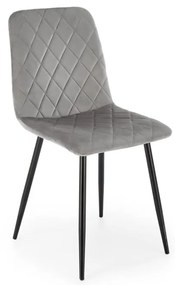 Sedia da pranzo ORIS, 1 pezzo, grigia