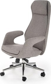 Sedia da ufficio Kevin in tessuto grigio - H125 cm