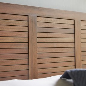 Tikamoon - Testiera letto in legno di acacia 160 Loggia